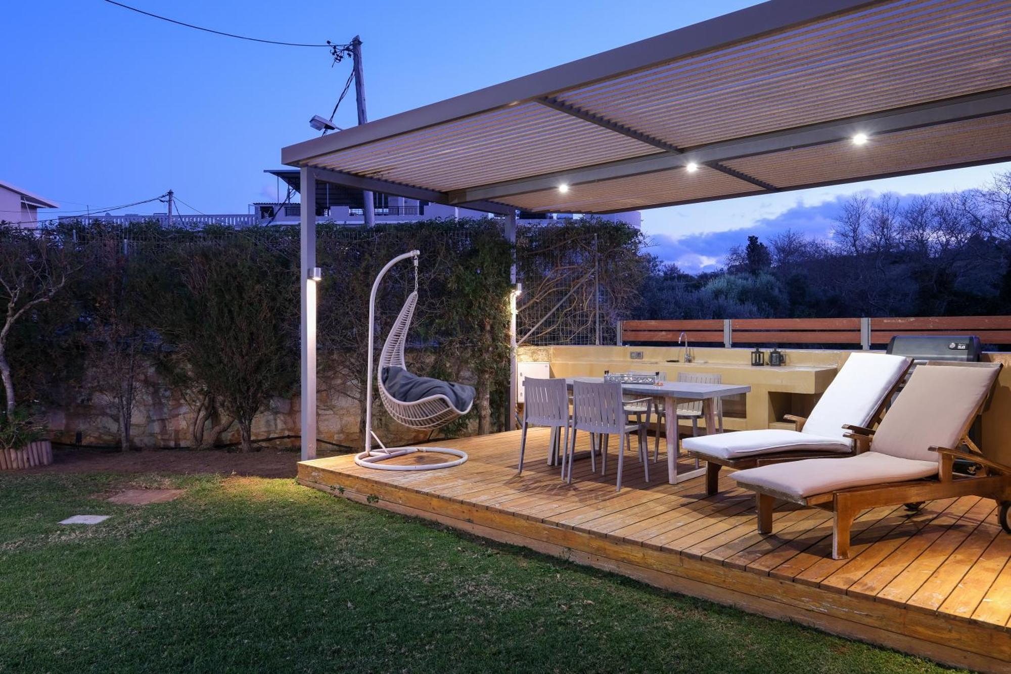 Glaros Casa Verde - Cozy Flat With Garden Near Beach 加藤-达拉特索 外观 照片