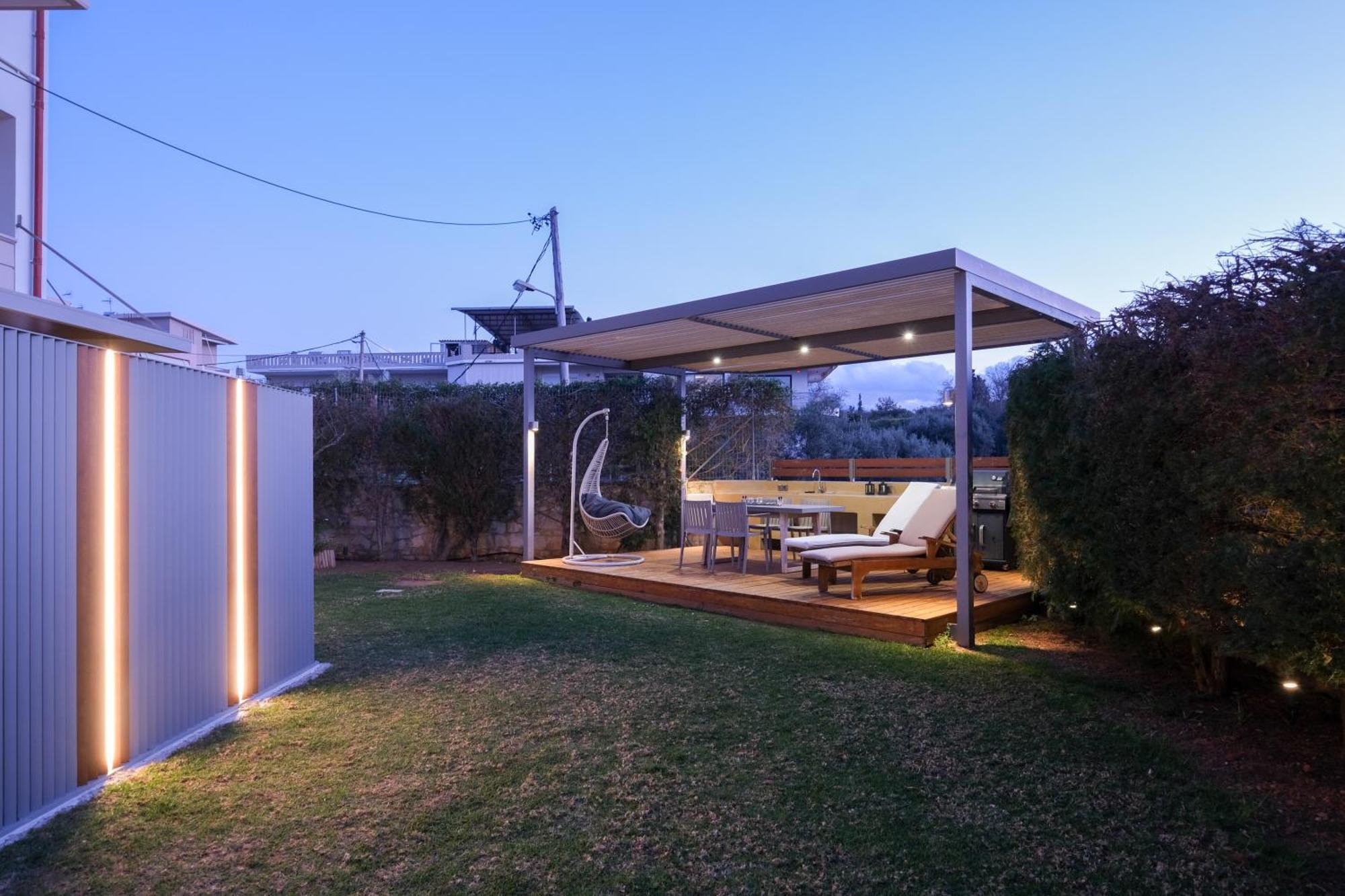 Glaros Casa Verde - Cozy Flat With Garden Near Beach 加藤-达拉特索 外观 照片