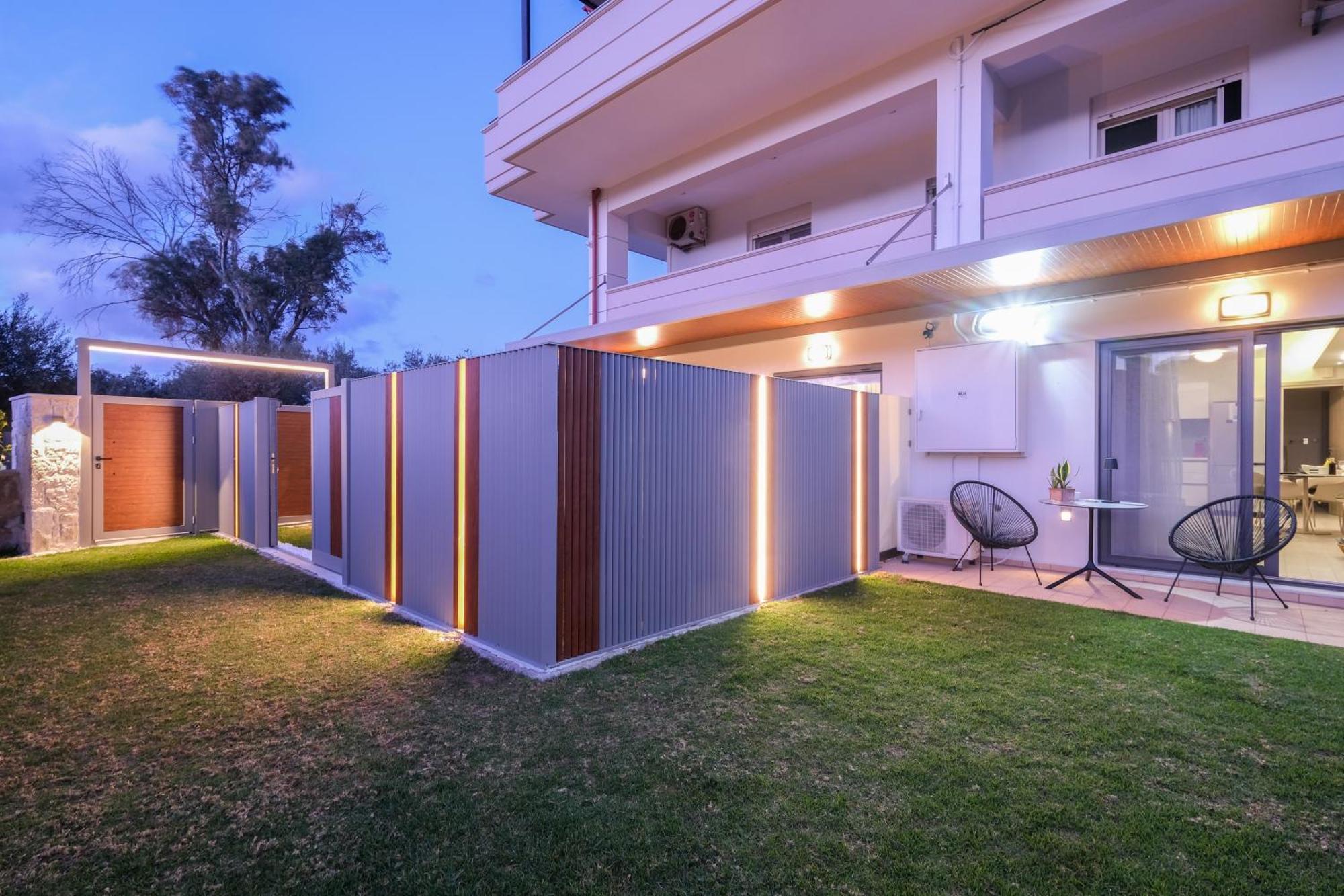 Glaros Casa Verde - Cozy Flat With Garden Near Beach 加藤-达拉特索 外观 照片