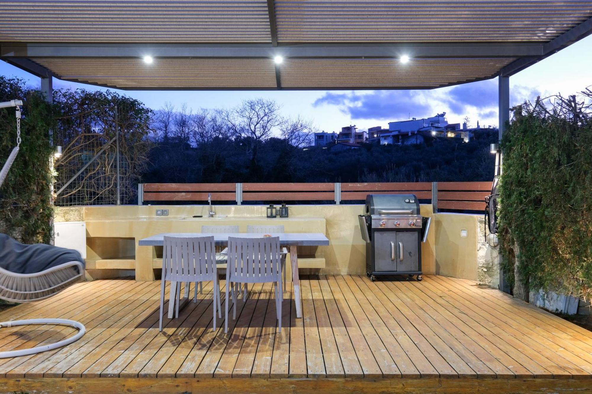 Glaros Casa Verde - Cozy Flat With Garden Near Beach 加藤-达拉特索 外观 照片